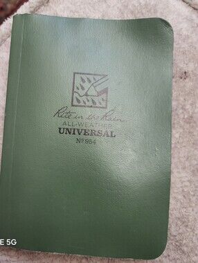 Universal Green Softcover Notebook with Embossed Logo
